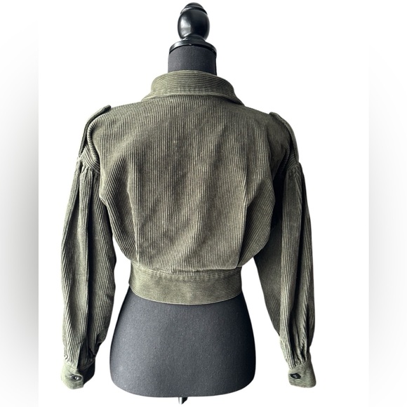 Cider Olive Corduroy Jacket - Picture 2 of 7